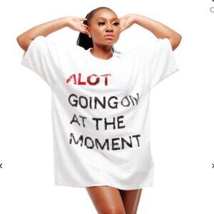 ALL Over White Sequin Top/Dress🎉NWT